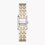 Michael Kors Three-Hand White Dial Two Tone Steel Strap Watch for Women - MKO1035