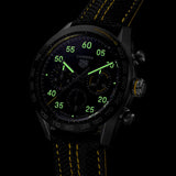 Tag Heuer Carrera x Porsche Automatic Chronograph Black Dial Black Nylon Strap Watch for Men - CBN2A1H.FC6512