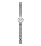 Emporio Armani Cleo Silver Dial Silver Mesh Strap Watch for Women - AR11584