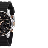 Maserati SFIDA 44mm Black Silicon Chronograph Watch For Men - R8871640002