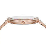Michael Kors Darci Quartz Mother of Pearl White Dial Rose Gold Mesh Bracelet Watch For Women - MK4519