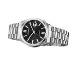 Citizen Tsuyosa Automatic Black Dial Silver Steel Strap Watch For Men - NJ0150-81E