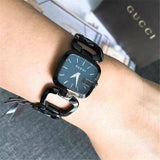 Gucci G Ladies Quartz 125 G Series Black Dial Bracelet Watch For Women - YA125504