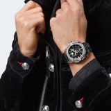 Philipp Plein The Skull Black Dial Black Silicone Strap Watch for Men - PWAAA0121