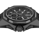 Philipp Plein Octagon Black Dial Black Silicone Strap Watch for Men - PWTBA0623