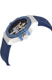 Maserati Potenza 42mm Blue Dial Automatic Silicone Strap Watch For Men - R8821108028