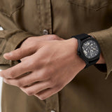 Philipp Plein High-Conic Automatic Black Dial Black Silicone Strap Watch for Men - PWRAA0923