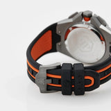 Philipp Plein Octagon Black Grey Black And Orange Silicone Strap Watch for Men - PWTBA0523