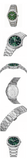 Salvatore Ferragamo F-80 Classic Green Dial Silver Steel Strap Watch for Men - SFDT02123