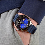 Seiko Prospex PADI Special Edition Divers 200M Blue Dial Blue Rubber Strap Watch For Men - SPB071J1