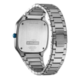 D1 Milano Square Silver Dial Silver Steel Strap Watch for Men - D1-SQBJ01