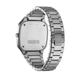D1 Milano Square Silver Dial Silver Steel Strap Watch for Men - D1-SQBJ10