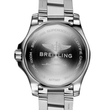 Breitling Superocean Automatic 44mm Yellow Dial Silver Steel Strap Watch for Men - A17375211/1A1