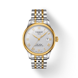 Tissot Le Locle Powermatic 80 Silver Dial Two Tone Steel Strap Watch For Men - T006.407.22.033.01