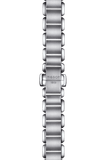Tissot T Wave Black Dial Silver Steel Strap Watch for Women - T02.1.285.52