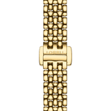 Tissot Lovely Gold Dial Gold Steel Strap Watch For Women - T058.009.33.021.00