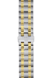Tissot T Classic Automatics III White Dial Two Tone Steel Strap Watch For Men - T065.430.22.031.00
