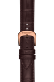 Tissot T Classic Carson White Dial Brown Leather Strap Watch For Men - T085.410.36.013.00