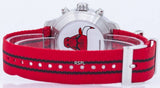 Tissot Quickster Chronograph NBA Chicago Bulls White Dial Red NATO Strap Watch For Men - T095.417.17.037.04
