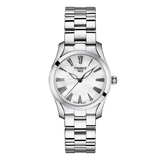 Tissot T Wave T Lady Mother of Pearl Dial Silver Steel Strap Watch For Women - T112.210.11.113.00