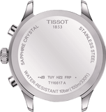 Tissot Chrono XL Classic Green Dial Silver Steel Strap Watch for Men - T116.617.11.092.00