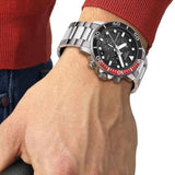 Tissot Seastar 1000 Chronograph Black Dial Silver Steel Strap Watch For Men - T120.417.11.051.01