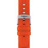 Tissot Seastar 1000 Chronograph Black Dial Orange Rubber Strap Watch For Men - T120.417.17.051.01