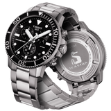 Tissot Seastar 1000 Chronograph Black Dial Silver Steel Strap Watch For Men - T120.417.11.051.00