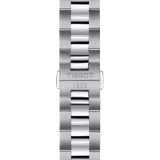 Tissot Gentleman Powermatic 80 Silicium Ice Blue Silver Steel Strap Watch For Men - T127.407.11.351.00