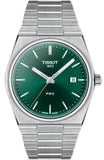 Tissot PRX Green Dial Silver Steel Strap Watch For Men - T137.410.11.091.00