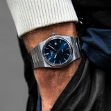 Tissot PRX Powermatic 80 Blue Dial Silver Steel Strap Watch for Men - T137.407.11.041.00