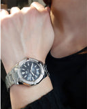Tag Heuer Aquaracer Quartz Diamonds Black Dial Silver Steel Strap Watch for Women - WAY131P.BA0748