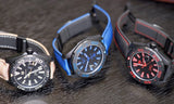 Tag Heuer Aquaracer Calibre 5 Automatic Titanium Black Dial Blue Nylon Strap Watch for Gents - WAY208B.FC6382