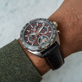Tag Heuer Formula 1 Mario Kart Chronograph Black Dial Black Leather Strap Watch for Men - CAZ201E.FC6517