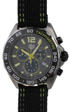 Tag Heuer Formula 1 Chronograph Grey Dial Black Nylon Strap Watch for Men - CAZ101AG.FC8304