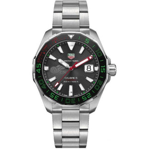 Tag Heuer Calibre 5 Match Timer CSL Edition Automatic Black Dial Silver Steel Strap Watch for Men – WAY201E.BA0927