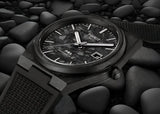 Tissot PRX Powermatic 80 Carbon Black Dial Black Rubber Strap Watch for Men - T137.907.97.201.00