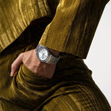 D1 Milano Ultra Thin Silver Dial Silver Steel Strap Watch for Women - D1-UTBL30