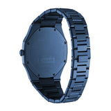 D1 Milano Ultra Thin Midnight Dial Blue Steel Strap Watch for Men- D1-UTBJ21