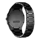 D1 Milano Ultra Thin Two Tone Black Steel Strap Watch for Men - D1-UTBJ31