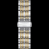 Tissot T Classic Carson Quartz White Dial Two Tone Steel Strap Watch for Men - T085.410.22.011.00