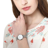 Emporio Armani Mother of Pearl Dial Silver Steel Strap Watch For Women - AR11112