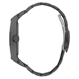 Guess Phoenix Multifunction Crystals Silver Dial Black Steel Strap Watch For Men - GW0094G3