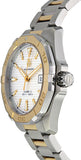 Tag Heuer Aquaracer Calibre 5 Automatic White Dial Two Tone Steel Strap Watch for Men - WAY2151.BD0912