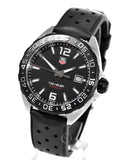 Tag Heuer Formula 1 Quartz Black Dial Black Rubber Strap Watch for Men - WAZ1110.FT8023