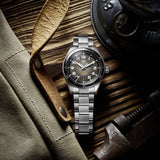 Tag Heuer Autavia Automatic 42mm Grey Dial Silver Stainless Steel Watch for Men - WBE5114.EB0173