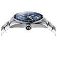 Tag Heuer Autavia Cosc GMT Automatic Blue Dial Silver Steel Strap Watch for Men - WBE511A.BA0650