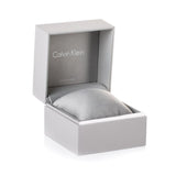 Calvin Klein Snake Silver Dial Yellow Gold Steel Strap Watch For Women - K6E23546