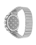 Gucci Grip Collection Quartz Silver Dial Silver Steel Strap Watch For Men - YA157302