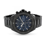Hugo Boss Ocean Edition Navy Blue Dial Black Steel Strap Watch for Men - 1513743